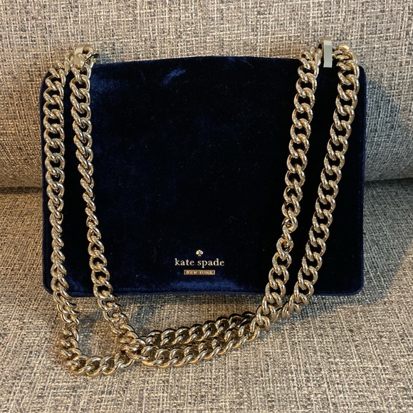 kate spade Bags Blue Velvet Kate Spade Poshmark